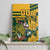 Custom South Africa Rugby Canvas Wall Art Springboks With Protea Cynaroides - Wonder Print Shop