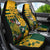 Custom South Africa Rugby Car Seat Cover Springboks With Protea Cynaroides - Wonder Print Shop