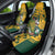 Custom South Africa Rugby Car Seat Cover Springboks With Protea Cynaroides - Wonder Print Shop