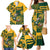 Custom South Africa Rugby Family Matching Mermaid Dress and Hawaiian Shirt Springboks With Protea Cynaroides - Wonder Print Shop