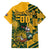 Custom South Africa Rugby Family Matching Puletasi and Hawaiian Shirt Springboks With Protea Cynaroides - Wonder Print Shop