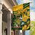 Custom South Africa Rugby Garden Flag Springboks With Protea Cynaroides - Wonder Print Shop