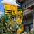 Custom South Africa Rugby Garden Flag Springboks With Protea Cynaroides - Wonder Print Shop