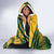 Custom South Africa Rugby Hooded Blanket Springboks With Protea Cynaroides