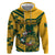 Custom South Africa Rugby Hoodie Springboks With Protea Cynaroides - Wonder Print Shop