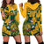 Custom South Africa Rugby Hoodie Dress Springboks With Protea Cynaroides - Wonder Print Shop