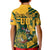 Custom South Africa Rugby Kid Polo Shirt Springboks With Protea Cynaroides - Wonder Print Shop