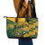 Custom South Africa Rugby Leather Tote Bag Springboks With Protea Cynaroides