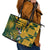 Custom South Africa Rugby Leather Tote Bag Springboks With Protea Cynaroides