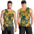 Custom South Africa Rugby Men Tank Top Springboks With Protea Cynaroides - Wonder Print Shop