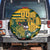 Custom South Africa Rugby Spare Tire Cover Springboks With Protea Cynaroides - Wonder Print Shop