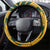 South Africa Rugby Steering Wheel Cover Springboks With Protea Cynaroides - Wonder Print Shop