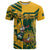 Custom South Africa Rugby T Shirt Springboks With Protea Cynaroides - Wonder Print Shop