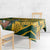 Custom South Africa Rugby Tablecloth Springboks With Protea Cynaroides