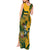 Custom South Africa Rugby Tank Maxi Dress Springboks With Protea Cynaroides