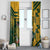 Custom South Africa Rugby Window Curtain Springboks With Protea Cynaroides