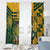 Custom South Africa Rugby Window Curtain Springboks With Protea Cynaroides