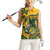 Custom South Africa Rugby Women Sleeveless Polo Shirt Springboks With Protea Cynaroides