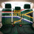 Custom South Africa Rugby Back Car Seat Cover Springboks Mascot African Pattern - Wonder Print Shop