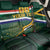 Custom South Africa Rugby Back Car Seat Cover Springboks Mascot African Pattern - Wonder Print Shop