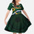 Custom South Africa Rugby Family Matching Mermaid Dress and Hawaiian Shirt Springboks Mascot African Pattern - Wonder Print Shop