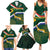 Custom South Africa Rugby Family Matching Summer Maxi Dress and Hawaiian Shirt Springboks Mascot African Pattern - Wonder Print Shop