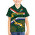 Custom South Africa Rugby Hawaiian Shirt Springboks Mascot African Pattern - Wonder Print Shop