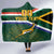 Custom South Africa Rugby Hooded Blanket Springboks Mascot African Pattern