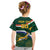 Custom South Africa Rugby Kid T Shirt Springboks Mascot African Pattern - Wonder Print Shop