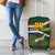 Custom South Africa Rugby Luggage Cover Springboks Mascot African Pattern - Wonder Print Shop