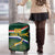 Custom South Africa Rugby Luggage Cover Springboks Mascot African Pattern - Wonder Print Shop