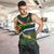 Custom South Africa Rugby Men Tank Top Springboks Mascot African Pattern - Wonder Print Shop