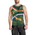 Custom South Africa Rugby Men Tank Top Springboks Mascot African Pattern - Wonder Print Shop