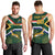 Custom South Africa Rugby Men Tank Top Springboks Mascot African Pattern - Wonder Print Shop