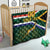 Custom South Africa Rugby Quilt Springboks Mascot African Pattern