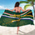 Custom South Africa Rugby Sarong Springboks Mascot African Pattern - Wonder Print Shop