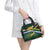 Custom South Africa Rugby Shoulder Handbag Springboks Mascot African Pattern