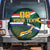 Custom South Africa Rugby Spare Tire Cover Springboks Mascot African Pattern - Wonder Print Shop