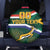 Custom South Africa Rugby Spare Tire Cover Springboks Mascot African Pattern - Wonder Print Shop