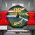 Custom South Africa Rugby Spare Tire Cover Springboks Mascot African Pattern - Wonder Print Shop