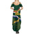 Custom South Africa Rugby Summer Maxi Dress Springboks Mascot African Pattern - Wonder Print Shop