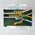 Custom South Africa Rugby Tablecloth Springboks Mascot African Pattern