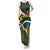 Custom South Africa Rugby Tank Maxi Dress Springboks Mascot African Pattern