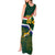 Custom South Africa Rugby Tank Maxi Dress Springboks Mascot African Pattern