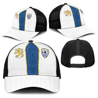 Finland Football Baseball Net Cap Suomi Champion Sami Pattern - Wonder Print Shop