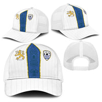 Finland Football Baseball Net Cap Suomi Champion Sami Pattern - Wonder Print Shop