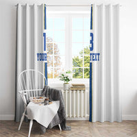 Custom Finland Football Window Curtain Suomi Champion Sami Pattern - Wonder Print Shop
