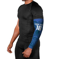 Custom Finland Football Champion Arm Sleeves Sami Pattern - Wonder Print Shop