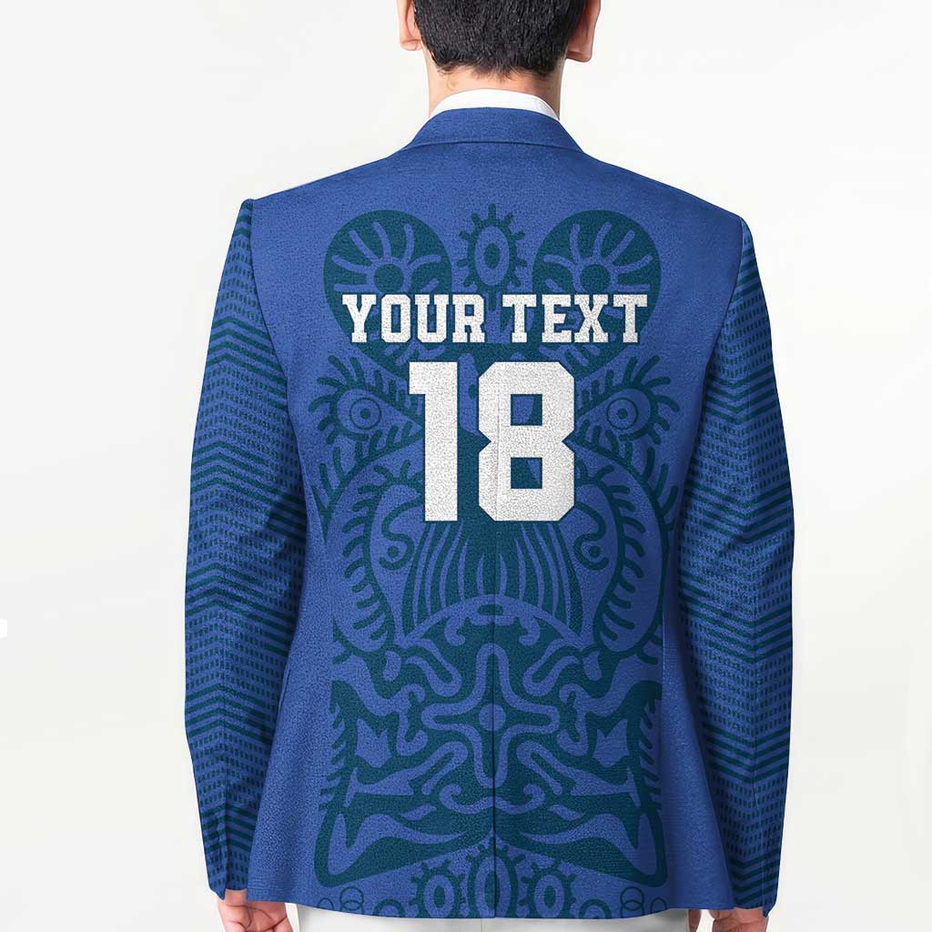 Custom Finland Football Champion Blazer Sami Pattern - Wonder Print Shop