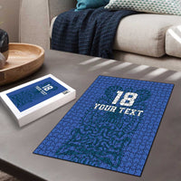 Custom Finland Football Champion Puzzle Sami Pattern - Wonder Print Shop